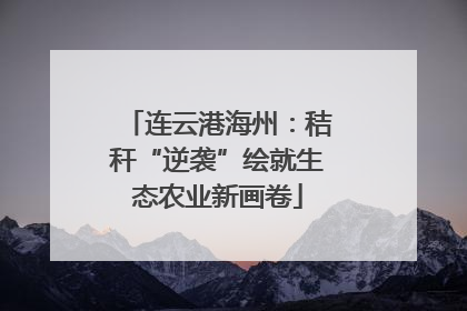 连云港海州：秸秆“逆袭”绘就生态农业新画卷