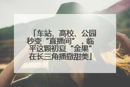 车站、高校、公园秒变“直播间”，临平这颗初夏“金果”在长三角播撒甜美