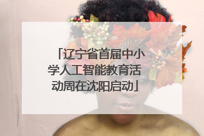 辽宁省首届中小学人工智能教育活动周在沈阳启动