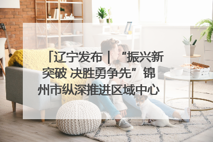 辽宁发布｜“振兴新突破 决胜勇争先”锦州市纵深推进区域中心城市建设 打造高质量发展新增长极