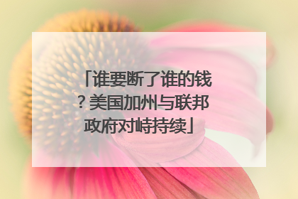 谁要断了谁的钱？美国加州与联邦政府对峙持续