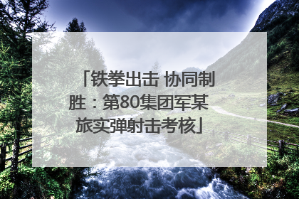 铁拳出击 协同制胜：第80集团军某旅实弹射击考核