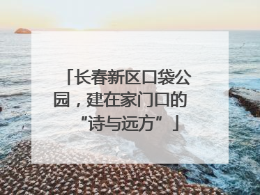 长春新区口袋公园，建在家门口的“诗与远方”