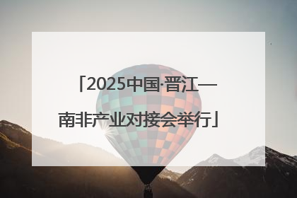 2025中国·晋江—南非产业对接会举行