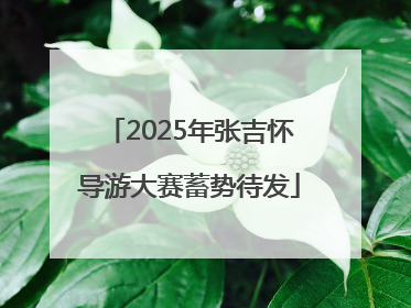 2025年张吉怀导游大赛蓄势待发