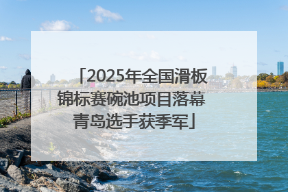 2025年全国滑板锦标赛碗池项目落幕 青岛选手获季军