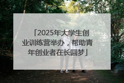 2025年大学生创业训练营举办，帮助青年创业者在长圆梦