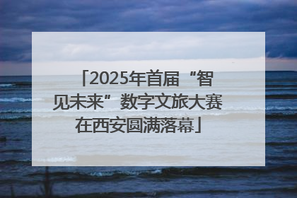 2025年首届“智见未来”数字文旅大赛在西安圆满落幕