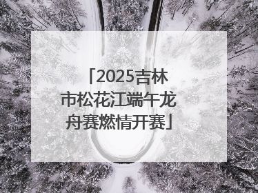 2025吉林市松花江端午龙舟赛燃情开赛