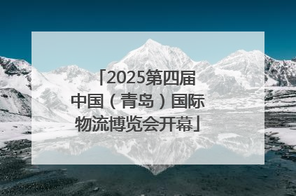 2025第四届中国（青岛）国际物流博览会开幕