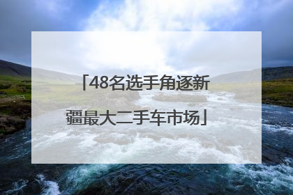 48名选手角逐新疆最大二手车市场