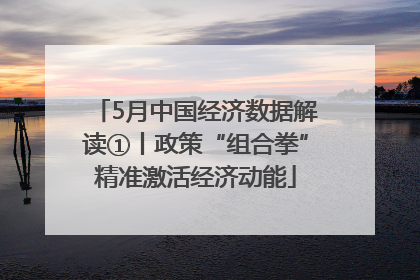 5月中国经济数据解读①丨政策“组合拳”精准激活经济动能
