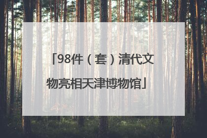 98件（套）清代文物亮相天津博物馆